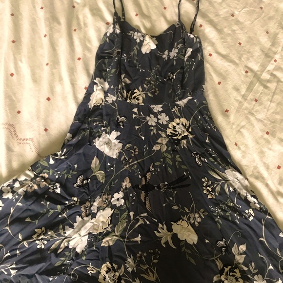 old navy mini dress, botanical print - Picture 4 of 4